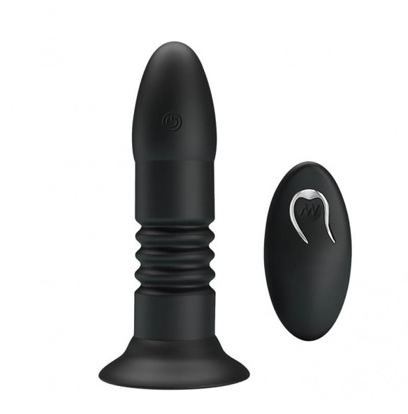 MR PLAY - Thrusting Vibrating Anal Plug (Wireless Remote - Chargeable) MR PLAY - Thrusting Vibrating Anal Plug (Wireless Remote - Chargeable)
